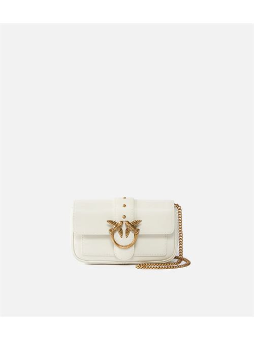 LOVE ONE POCKET PINKO | 100061.A0F1Z14Q BIANCO SETA-ANT. GOLD